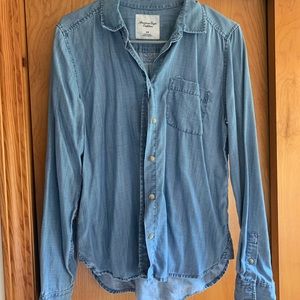 American Eagle Denim button up Shirt